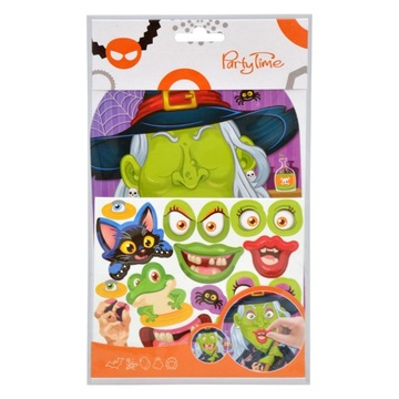 Страшные лица своими руками креативные наклейки Ведьма Франкенштейн