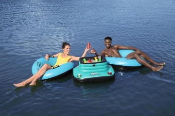 Плавучий холодильник для туристов Надувной коврик для напитков Бассейн 43191