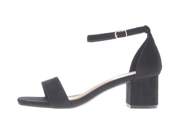 ZAMSZOWE SANDAŁKI SŁUPEK SK80 Black r.40