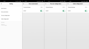 Управляемый предохранитель 2x 16A ZigBee TUYA En измерение