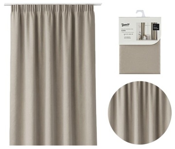 DESIGNERSKA GOTOWA ZASŁONA AURA 140x250 KOLORY