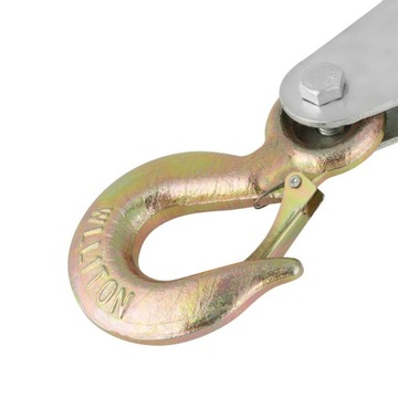 ЛЕБЕДКА РУЧНАЯ ТРОСОВАЯ 2Т 2000кг 2 КРЮКА