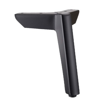 Nóżki do sofy Stopki Nogi Meblowe Metalowe Czarne 15cm