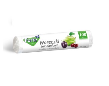 Woreczki śniadaniowe Forte 100 szt
