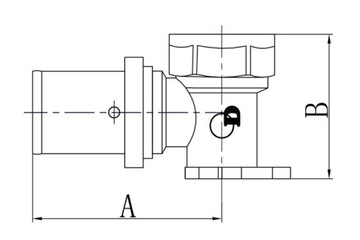 Kolano 16 x 1/2 cala z łapami PEX zapras. Diamond