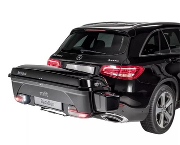 KUFER MFT BLACK BOX 300L BOX NA HAK NA 4 PARY NART + BAGAŻNIK NA 4 ROWERY