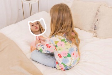 Косметическое зеркало InnoGIO GIOperfect Pink Cat со светодиодной подсветкой