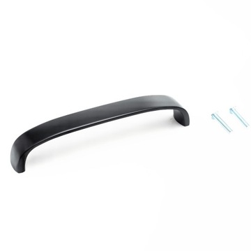 UCHWYT MEBLOWY CZARNY MAT , RETRO , LOFT 128MM