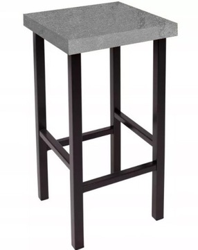 Taboret 60cm BETON LOFT METALOWY Taborety Krzesło