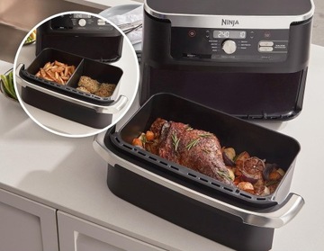 Ninja 10,4L frytkownica beztłuszczowa AF500EU Foodi FlexDrawer Dual Zone