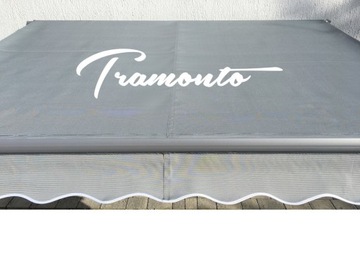 Террасная маркиза АНТРАЦИТ 400x300 Светло-Серый STD