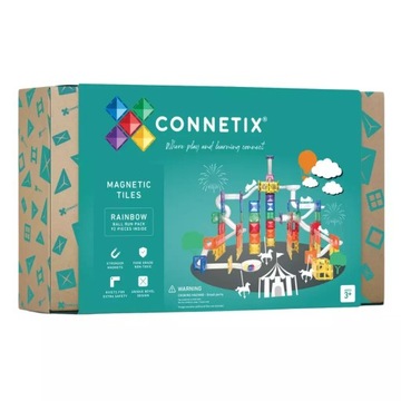 МАГНИТНЫЕ БЛОКИ CONNETIX BALL RUN RADING TRACK 92 ЭЛЕМЕНТА