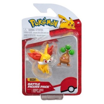 Pokemon Zestaw 2 Figurki Bitewne Seria 16 FENNEKIN BONSLY PKW3012