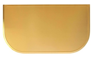 Blacha przed kominek z mosiądzu SATYNA, 40x70 FILC