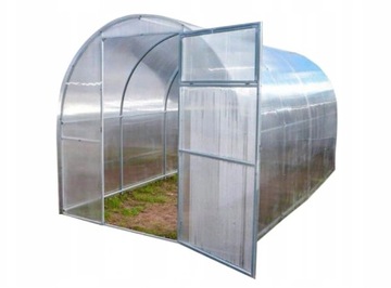 Szklarnia IRIS 2x6m z POLIWĘGLANU 6mm p.20x20mm