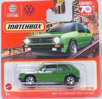 Samochodzik Matchbox 1976 VOLKSWAGEN GOLF GTI MK1 HLC96