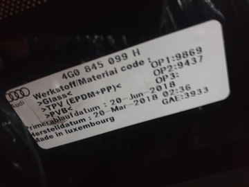 AUDI A6 4G C7 SENSOR KAMERA HEAD-UP HUD IDEALNI 18