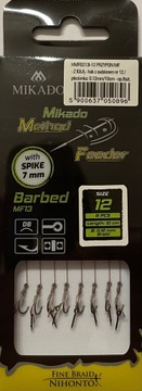 MIKADO PRZYPON METHOD FEEDER Z IGŁĄ HAK NR.12