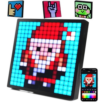 WYŚWIETLACZ LED PIXEL ART PROGRAMOWALNY PANEL LED PIXEL ZE STEROWANIEM