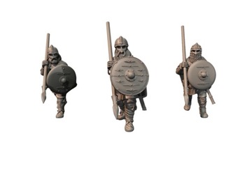Vendel Era Warriors With Spears 1 - x1 Wikingowie