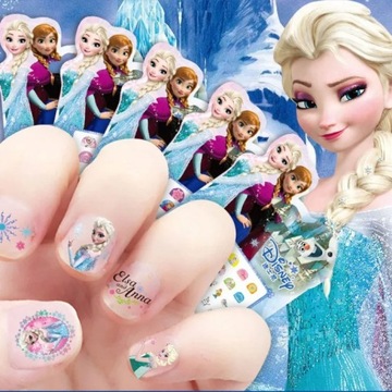 Disney girls Frozen elsa Anna 3D earrings stickers Princess Sophia Mickey