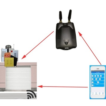 Беспроводной переключатель Wi-Fi, черный