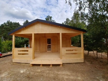 ДЕРЕВЯННЫЙ ДОМ «ЛАВЕНДА» 48 м2 ИЗ БРЕВНА