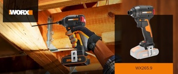 Wkrętarka udarowa WORX NITRO PowerShare WX265.9 20V
