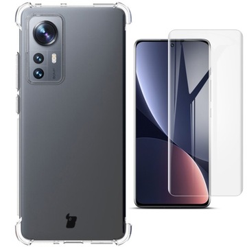 Etui + 2x folia hydrożelowa Bizon do Xiaomi 12/12x ochronna, case, cover