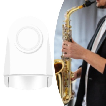 Аксессуары для инструментов с мундштуком. Профессиональный пыленепроницаемый альт-тенор белого цвета.