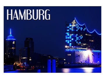 HAMBURG - Filharmonia - Magnes na lodówkę