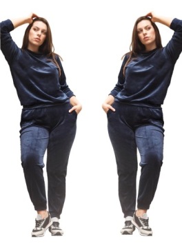 Велюровый спортивный костюм PLUS SIZE от 2XL ДО 4XL