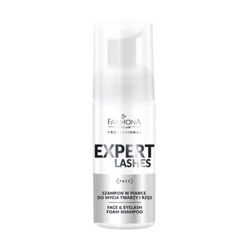 Farmona EXPERT LASHES Szampon w piance do mycia twarzy, rzęs sztucznych i n