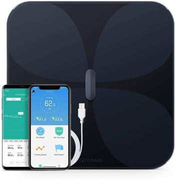 ИНТЕЛЛЕКТУАЛЬНЫЕ Умные весы для ванной комнаты YUNMAI Pro Smart Scale M1806