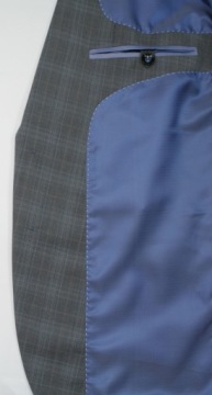 Серый мужской костюм в клетку CASINO 176/120/106