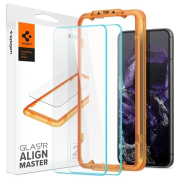 Szkło hartowane Spigen do Google Pixel 8, szybka ochronna na ekran, 2-Pack