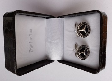 Exciting spinki do mankietów koszuli Mercedes Benz