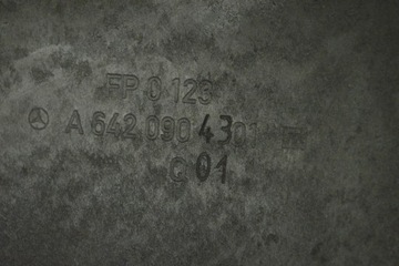 MERCEDES W166 GLE350D 2017 RHD POUZDRO FILTRU VZDUCHU