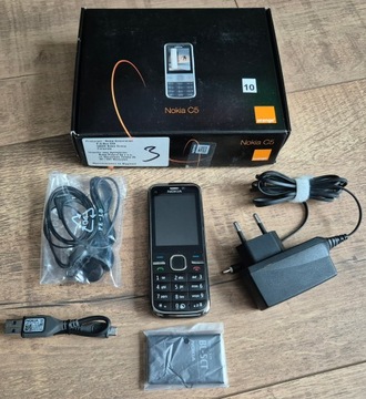 Nokia C5 -00 Black Komplet IGŁA ! Orange PL ! Dla Kolekcjonera !