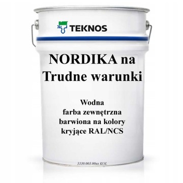 Farba do drewna Nordika Odporna Nie łuszczy się 1L
