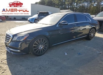 Mercedes Klasa S W222 2018 Mercedes-Benz Klasa S 560 2018 4.0l 4.0 Benzyna 463KM