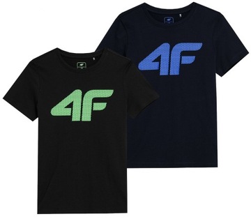 KOSZULKA CHŁOPIĘCA 4F T-SHIRT DZIECIĘCY 2SZT. 152