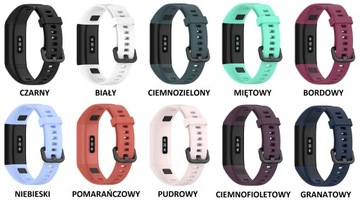 PASEK OPASKA DO HUAWEI BAND 4 HONOR BAND 5i KOLORY