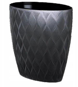 Форма Пластиковый горшок Elipsa Flow 60 антрацит