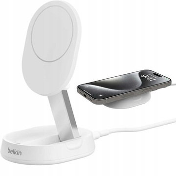 Belkin Ładowarka indukcyjna do MagSafe / iPhone, WIA008 Qi2 15W + kabel