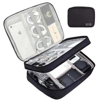 TORBA ETUI POKROWIEC ORGANIZER na APARAT Kable KARTY Pamięci CF SDHC - DUŻY