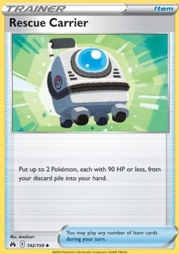 Karty Pokemon (CRZ 142) Rescue Carrier