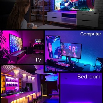 LED STRIP 5050 RGB TV USB BLUETOOTH 2м