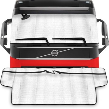 OSŁONA ANTYSZRONOWA TIR 310x100 MATA ALUMINIOWA NA PRZEDNIĄ SZYBĘ ZIMA LATO