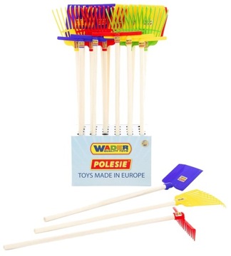 DZIECIĘCE NARZĘDZIA OGRODOWE DREWNIANE ŁOPATKA GRABKI 41630